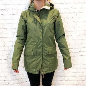 DC 10K Ski Snowboard Jacket Women Small-OliveGreen